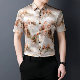 中老年休闲套装;中老年衬衫;中老年休闲裤