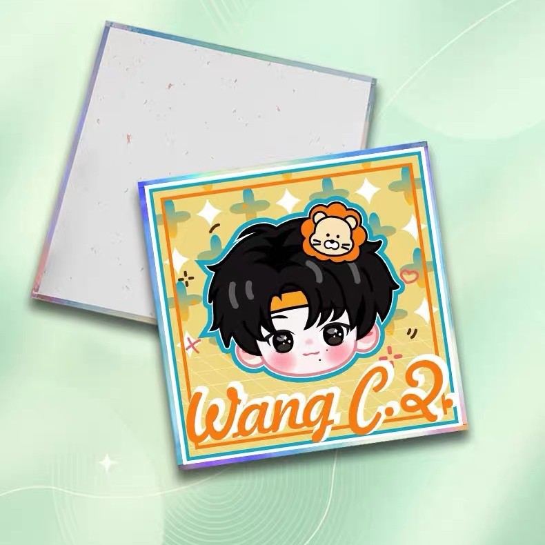 Color paper, anime, 2D star merchandise, gifts, personalized DIY paper with lamination and gold foil stamping