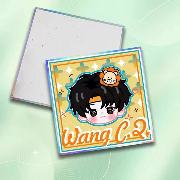 Color paper, anime, 2D star merchandise, gifts, personalized DIY paper with lamination and gold foil stamping