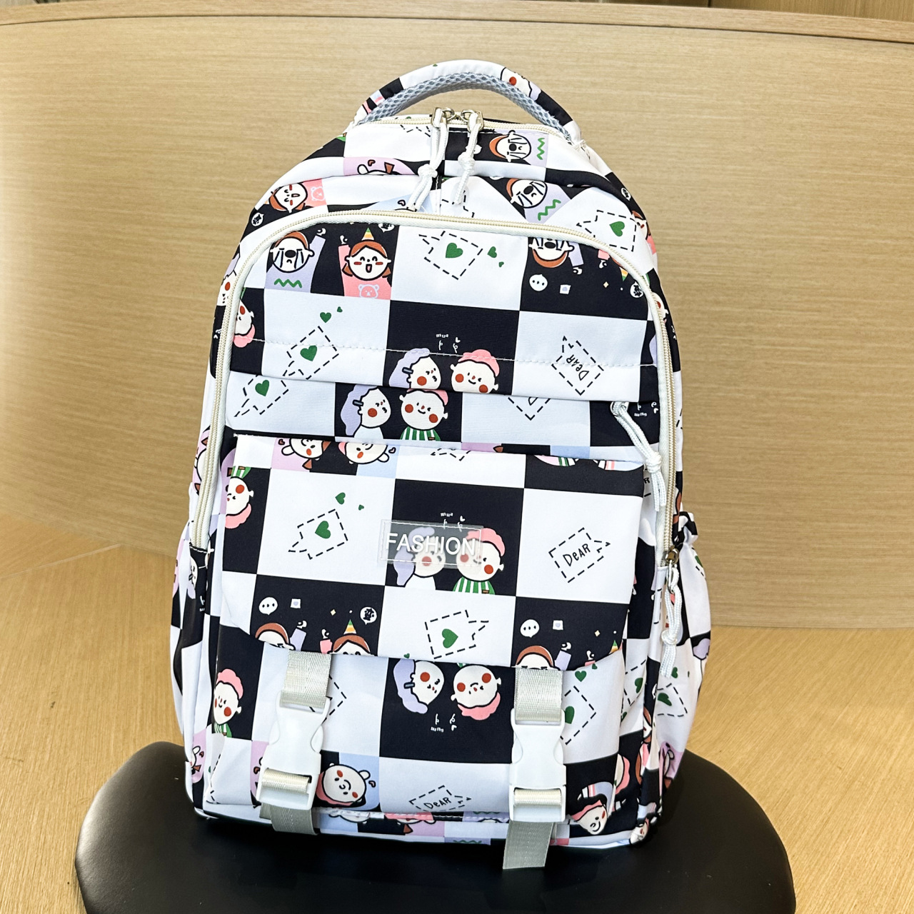 Estudiantes de secundaria y secundaria, mochila de computadora de tendencia ligera, mochila coreana de viaje transfronterizo de gran capacidad.