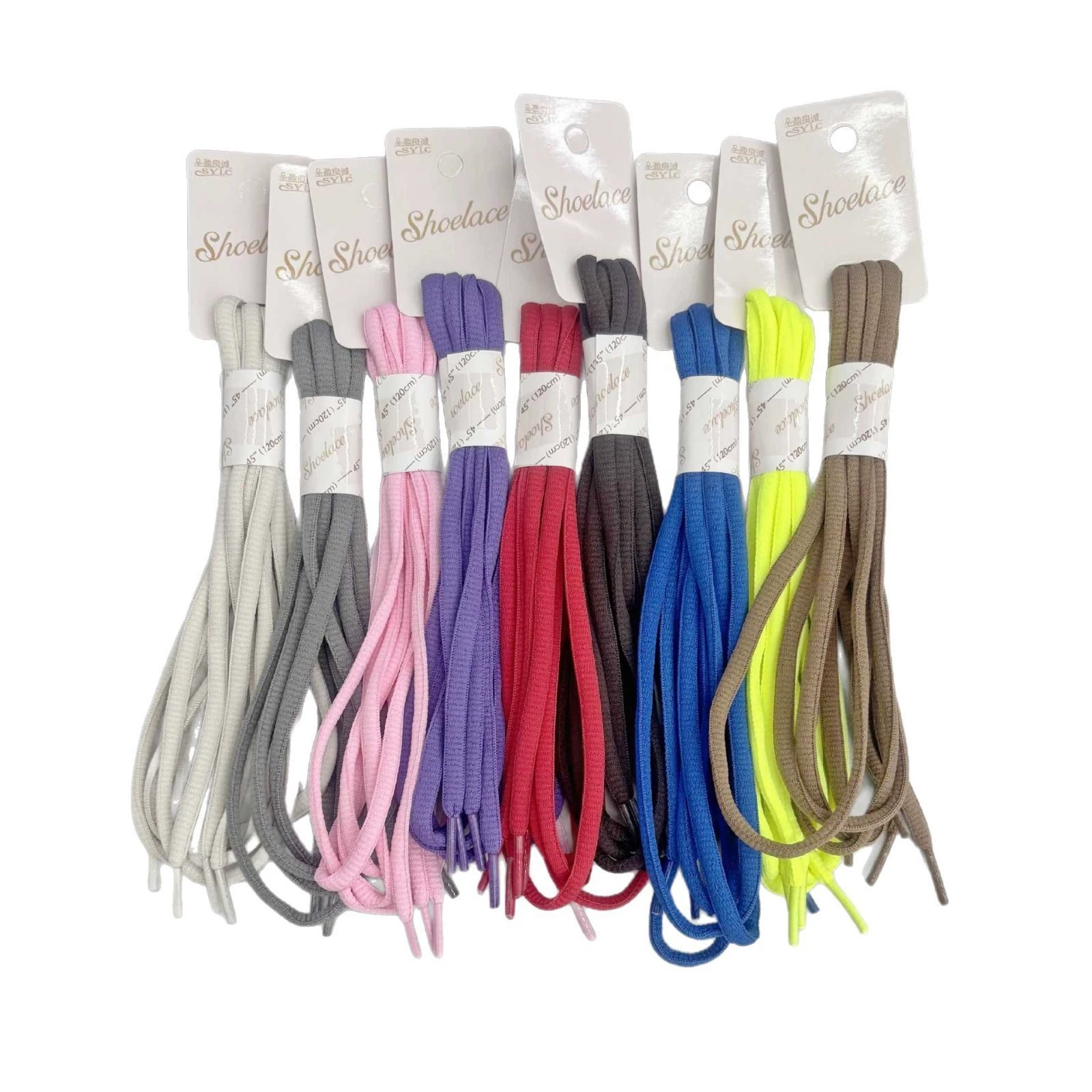 Шнурки черно-белые, разноцветные шнурки, одна карта, одна пара, плоские круглые шнурки, шнурки McQueen, оптовая продажа шнурков