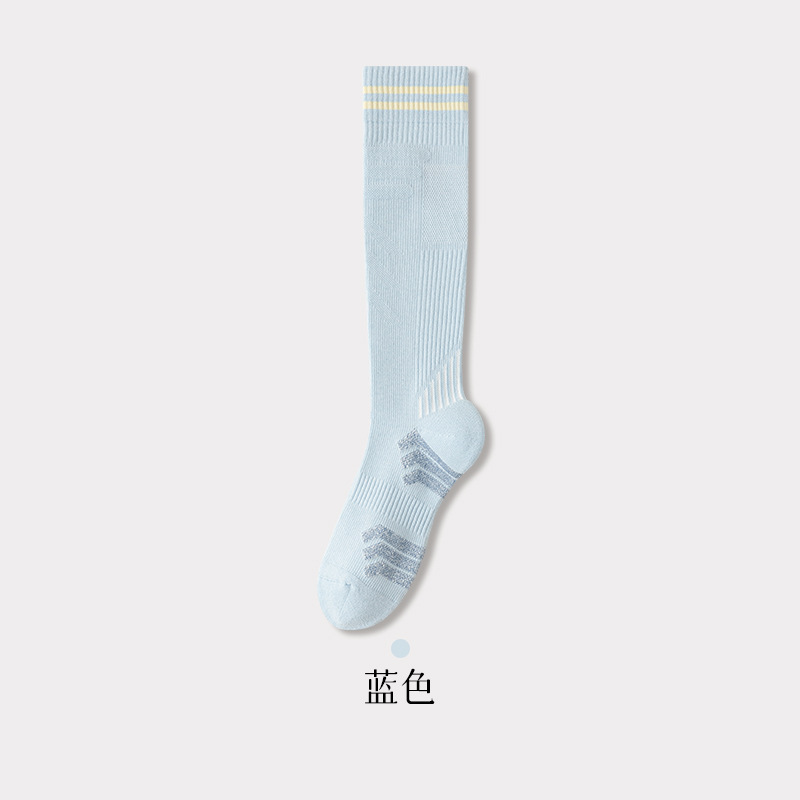 运动小腿女减震毛巾底任意毛圈无骨抗菌防臭跑步袜骑行袜羽毛球袜|undefined
