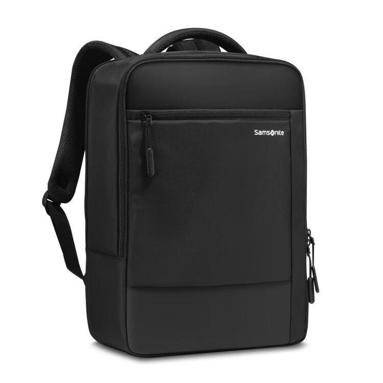 Suitable for Business Use. Samsonite Double-Shoulder Computer Backpack 15inch Large-Capacity Backpack for Leisure Travel Nu4*09012