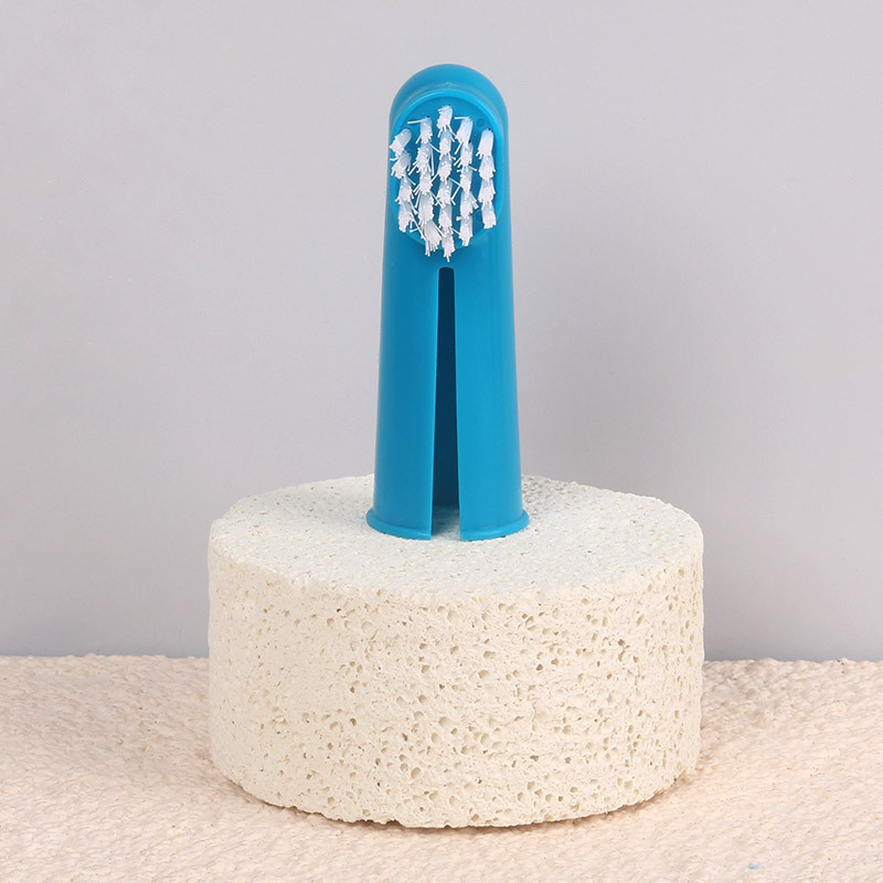 Cepillo de dientes de dedo para mascotas Cepillo de dientes de limpieza para perros Cepillo de dientes de limpieza bucal para gatos Cepillo de dientes para gatos Suministros para mascotas al por mayor