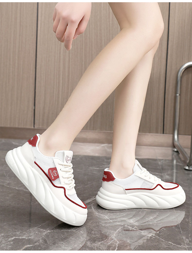 Damen-Tennisschuhe, Laufschuhe, Turnschuhe, Segeltuch, Gummisohle, gepolsterte Stoßdämpfungs-Turnschuhe_voghion.com