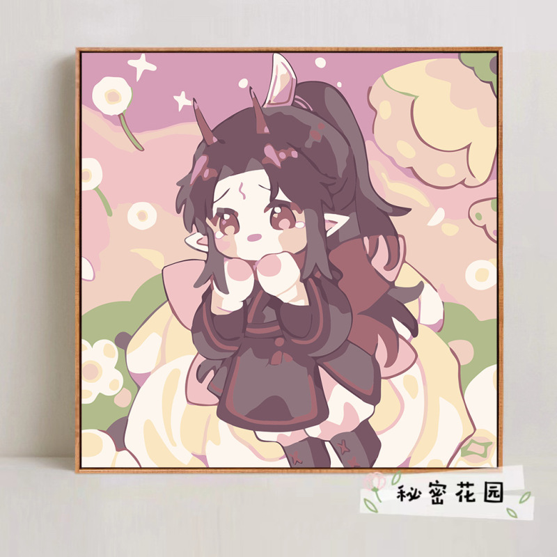 Moaodiantianguan デジタル油絵 diy 手作りデジタル着色漫画アニメーション減圧装飾画メーカー卸売|undefined