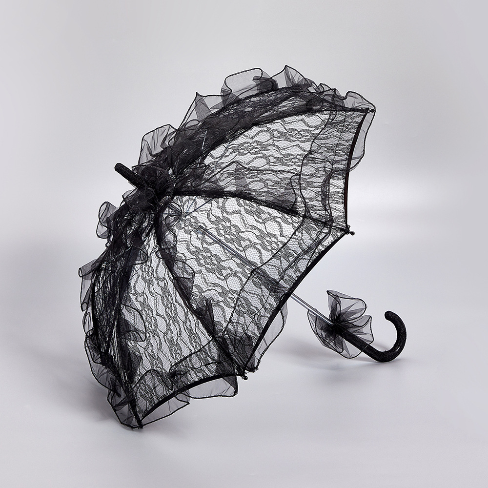 European Style Wedding Lace Umbrella Bride Wedding Dress Wedding Photography Props Decorative Umbrella Photography Fairy Dance Lace Umbrella