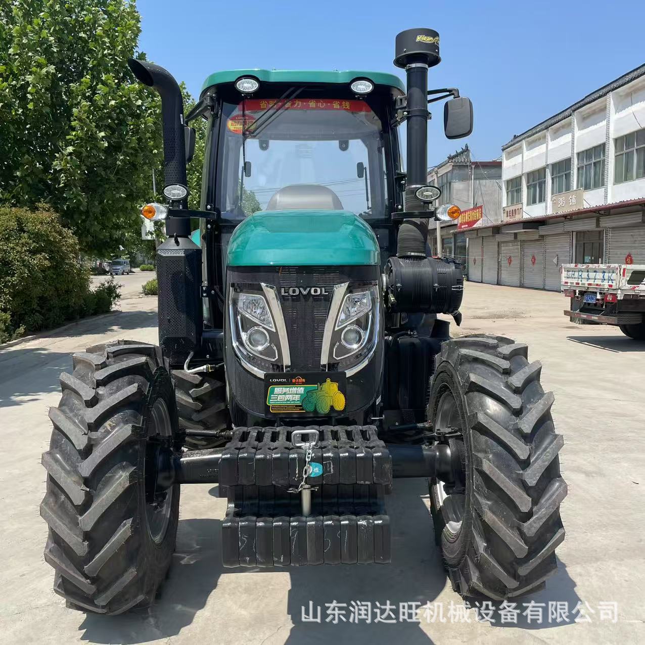 减补雷沃欧豹1404四轮拖拉机 25新款大马力耕地犁田拖拉机带拖车