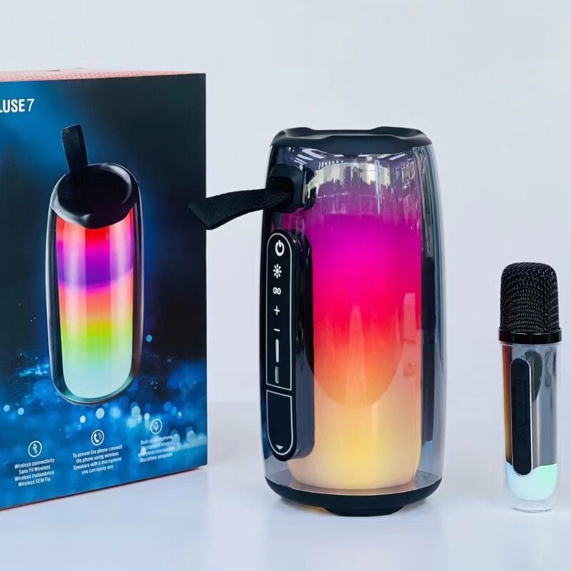 国境を越えた新しい PLUSE7 Huaqiangbei ポータブル ワイヤレス Bluetooth スピーカー ホーム オーディオ ミニ コンピューター カラオケ オーディオ|undefined