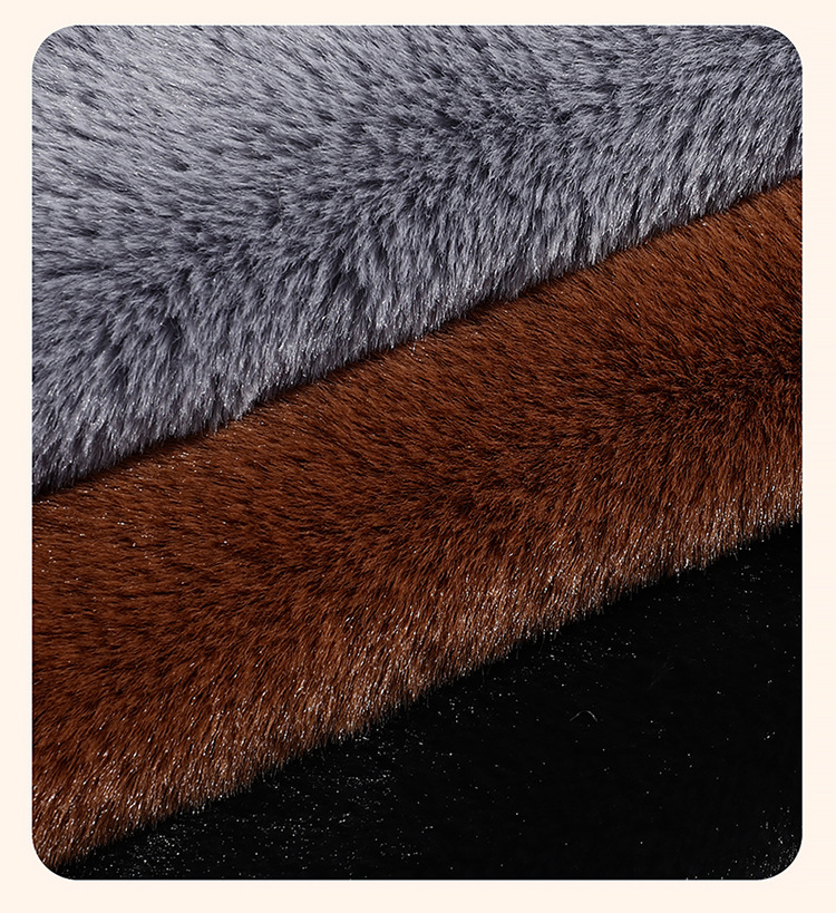 Winter car seat cushion cartoon plush cushion car seat cushion rear universal warm three-piece plush non-slip seat