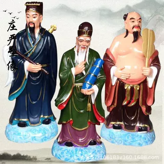 树脂玻璃钢八仙过海人物摆件曹国舅张果老何仙姑韩湘子铁拐李佛像