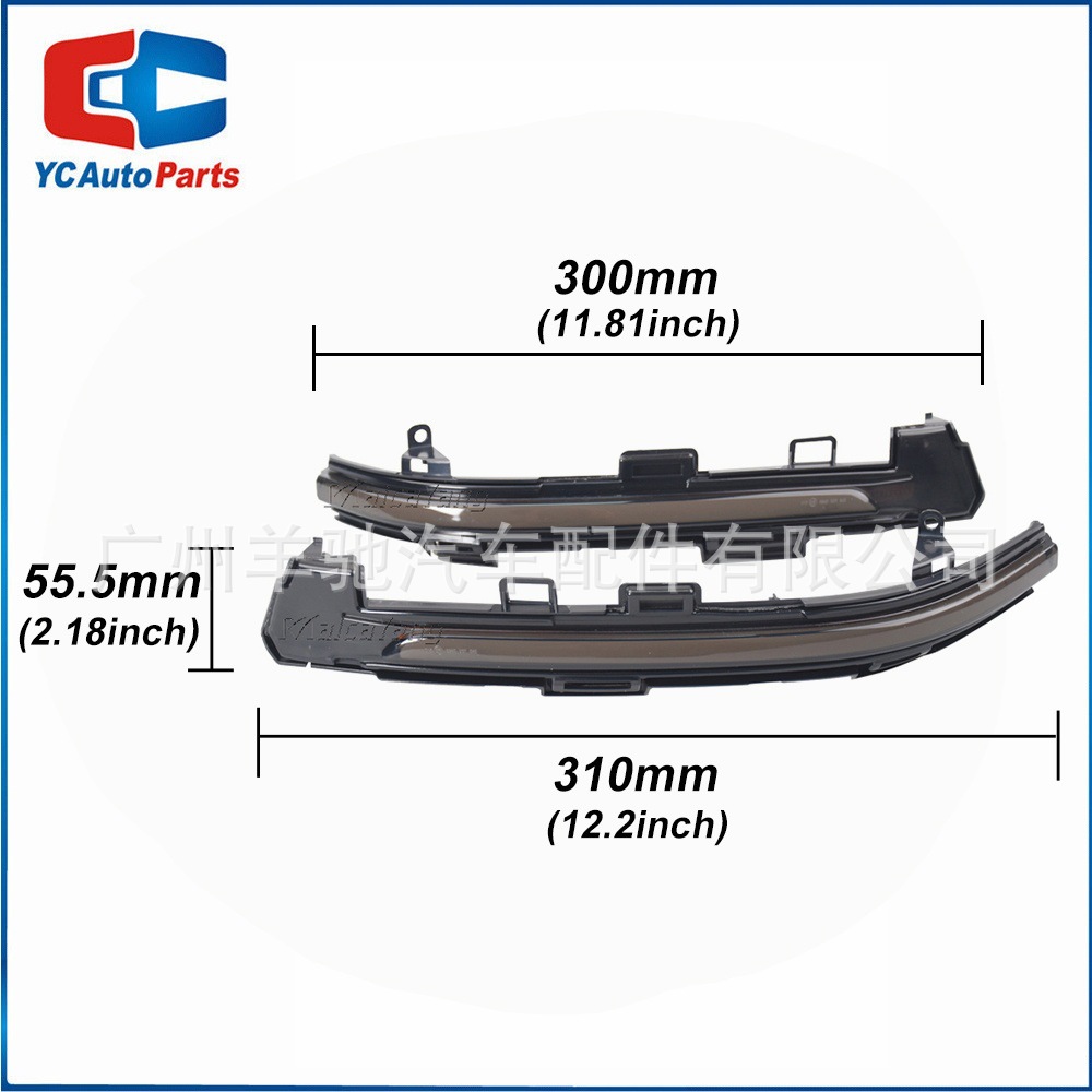 Aplicable a Volkswagen ID4 E21 2020 - 2024 luz del espejo retrovisor Audi LED dinámica luz de flujo de luz de dirección