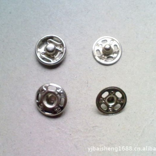 POP按扣，掀钮卡装按扣啪钮手缝圆形黄铜金属摁扣暗扣厂家批发