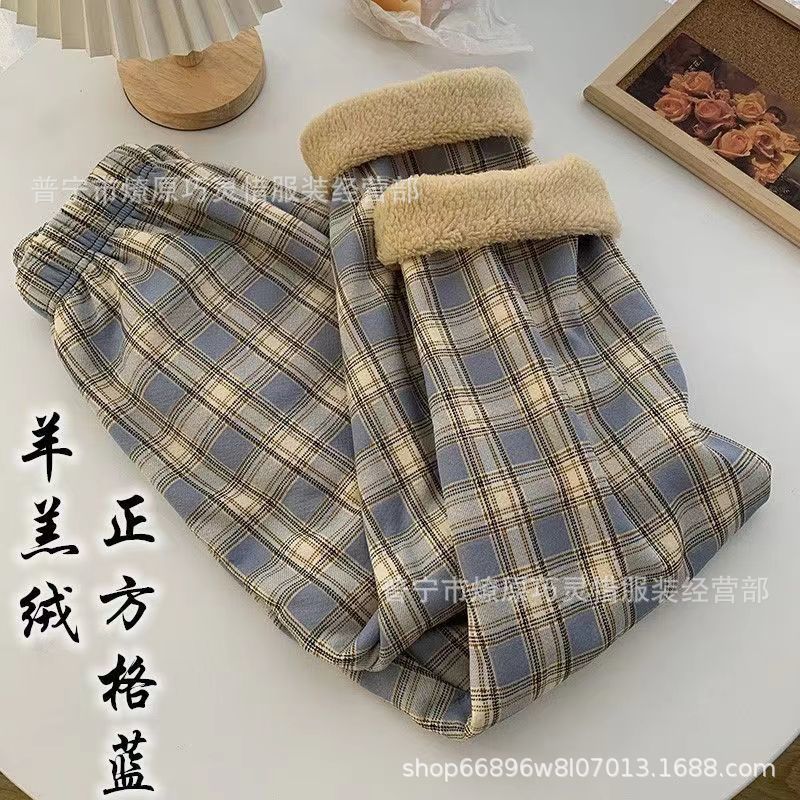 Pantalones de pijama de franela de coral de dibujos animados, pantalones de pijama de hombre, pantalones de invierno de otoño de mujer, pantalones caseros