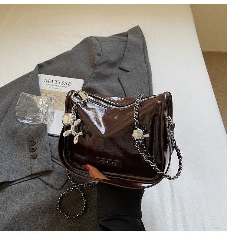 Fashionable single-shoulder bag, casual women's bag 2025 Summer new Korean style, ins style, versatile, hand-held crossbody small square bag undefined