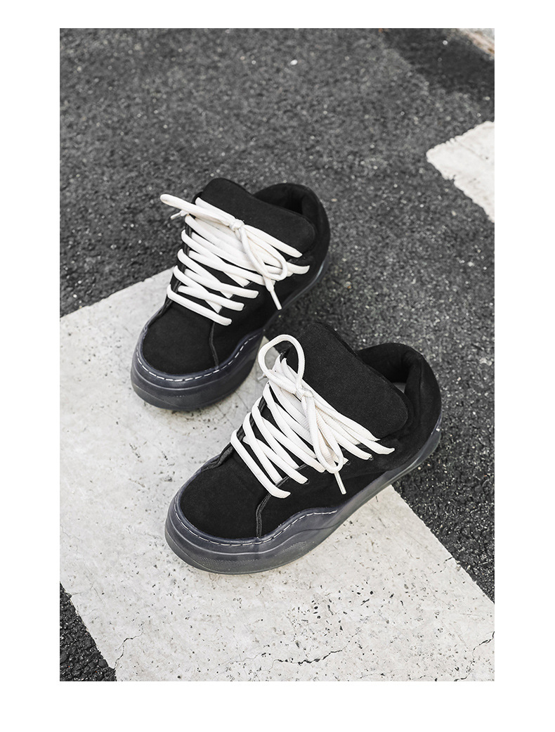 Herren Freizeitschuhe Mit Dicker Sohle Und Plateau Absatz_voghion.com