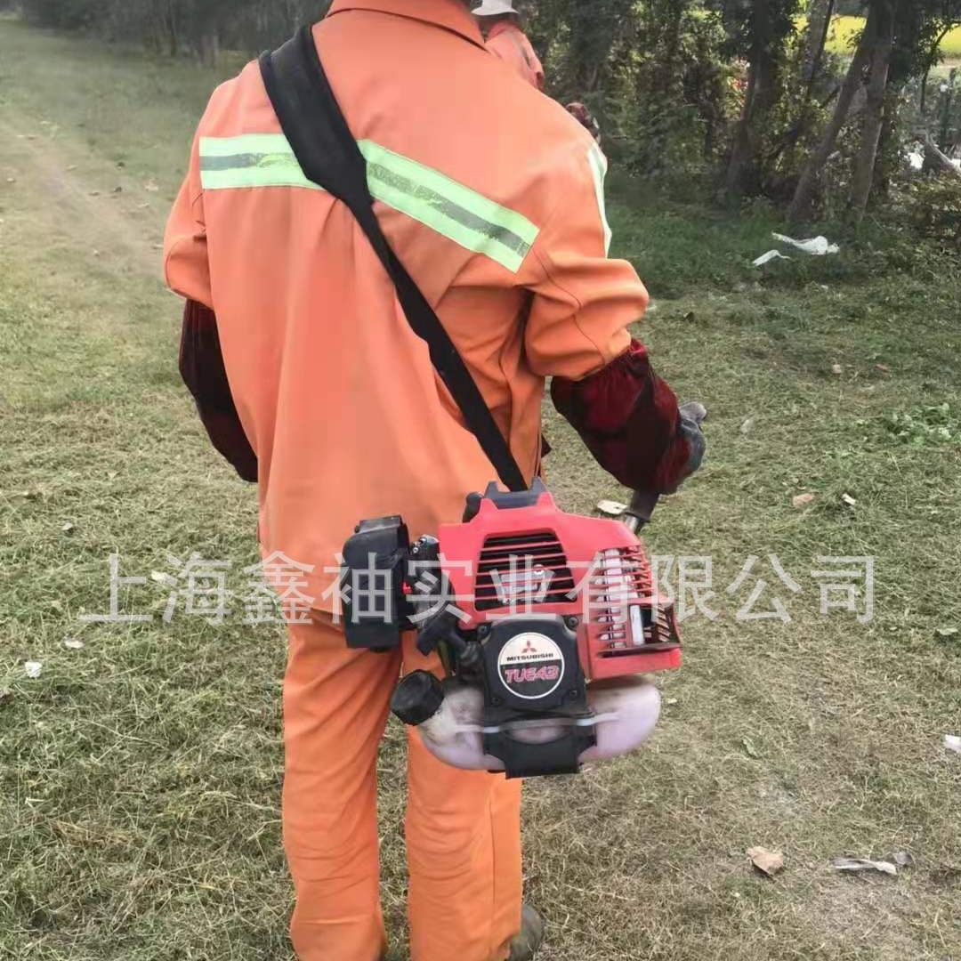 三菱二冲程侧挂式直杆割草机TUE43(TU43) 打草机 割灌机 除草机