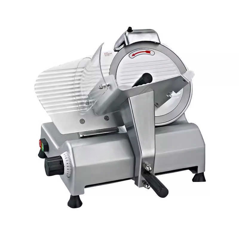 Rebanadora comercial totalmente automática, rebanadora comercial de carne para restaurantes de comida china de 12 pulgadas, rebanadora de rollos de carne de res y cordero, máquina cortadora de carne.