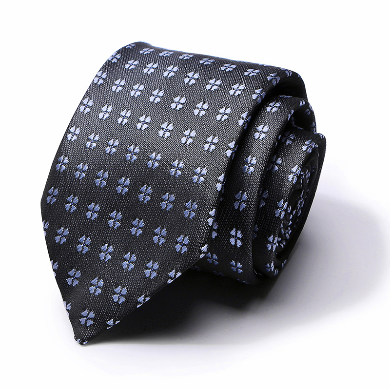 Polyester Silk 8cm Business Men's Formal Wedding Studio Tie_voghion.com