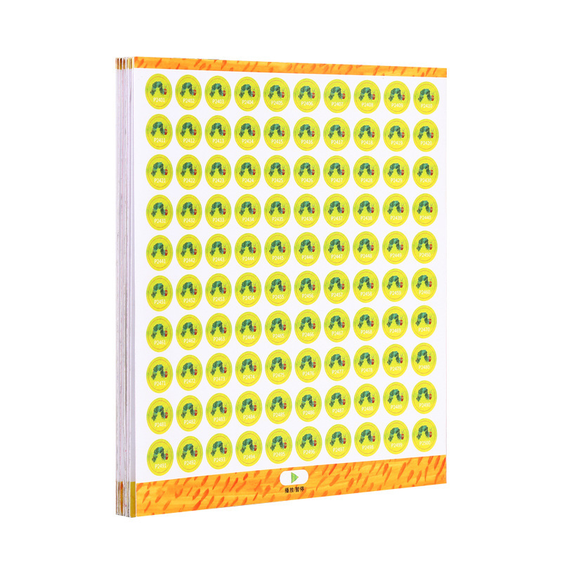 The Hungry Caterpillar reading pen is matched with 15 audio stickers 1500+3 recording stickers 300 The Hungry Caterpillar reading pen is matched with 15 audio stickers 1500+3 recording stickers 300