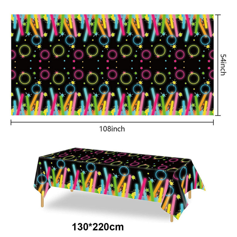 5 Roll UV Blacklight Reactive Tape Fluorescent Cloth Tape