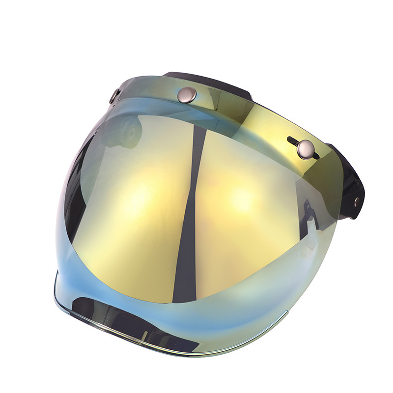 Visera de Burbuja para Casco de Motocicleta Tres Botones PC TPU Resistente a Arañazos image 19