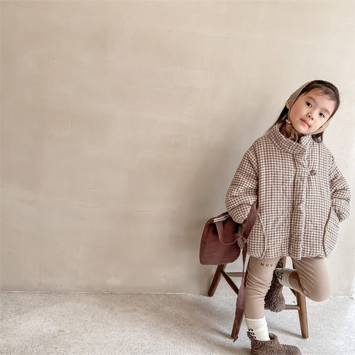  Children's Clothes Children's Winter Clothes Korean Style Velvet Thickened Cotton Clothes Girls Winter Jackets Down Cotton Clothes 122662