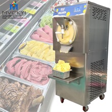 100L/H工厂意式Gelato制造设备商用硬质冰淇淋机硬冰激凌机220V