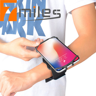 Outdoor mobile phone arm strap can be rotated and detached sports running arm bag for men and women Fitness Cycling wristband arm cover wholesale