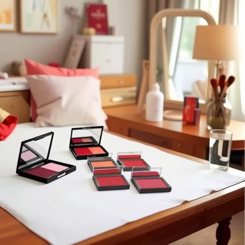 Nueva versión de maquillaje de comercio exterior Di D Home Backstage Relief Placa de rubor monocromática permanente Maquillaje para principiantes Reparación Sombra de ojos 4.4g