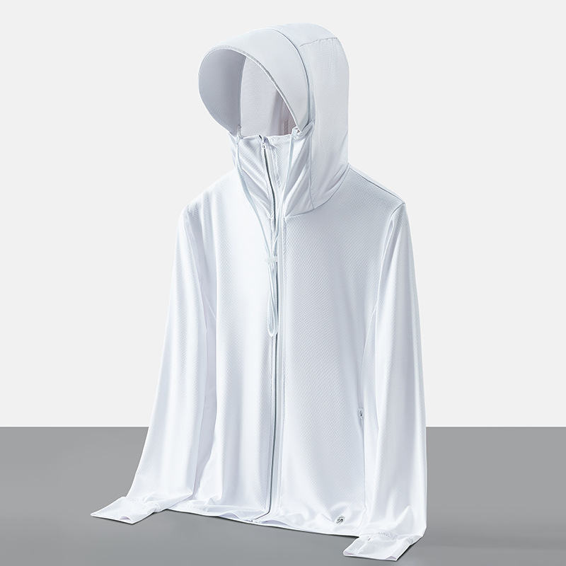 K4 [en stock] nuevo chaqueta con capuzas de verano ropa de protección solar para hombres y mujeres ropa de piel para hombres image 6