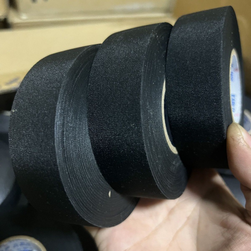 汽车线束带布绒布基绝缘胶带耐高温绒布胶带专用降噪电工布基胶布