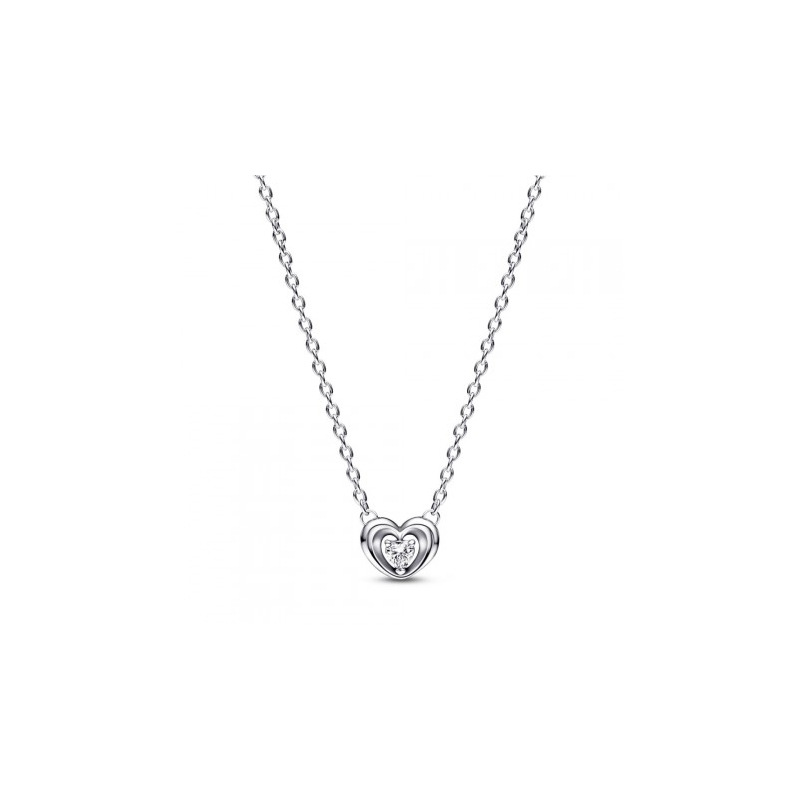 心形宝石吊坠锁骨链392494C01