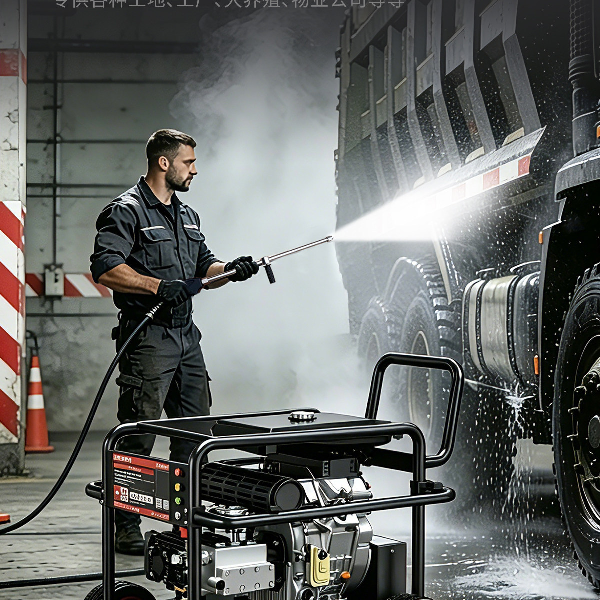 Black Cat Diesel Gasoline High-Pressure Car Washer High-Power Cleaning Machine Commercial Industrial Grade Water Gun Directly from Manufacturer