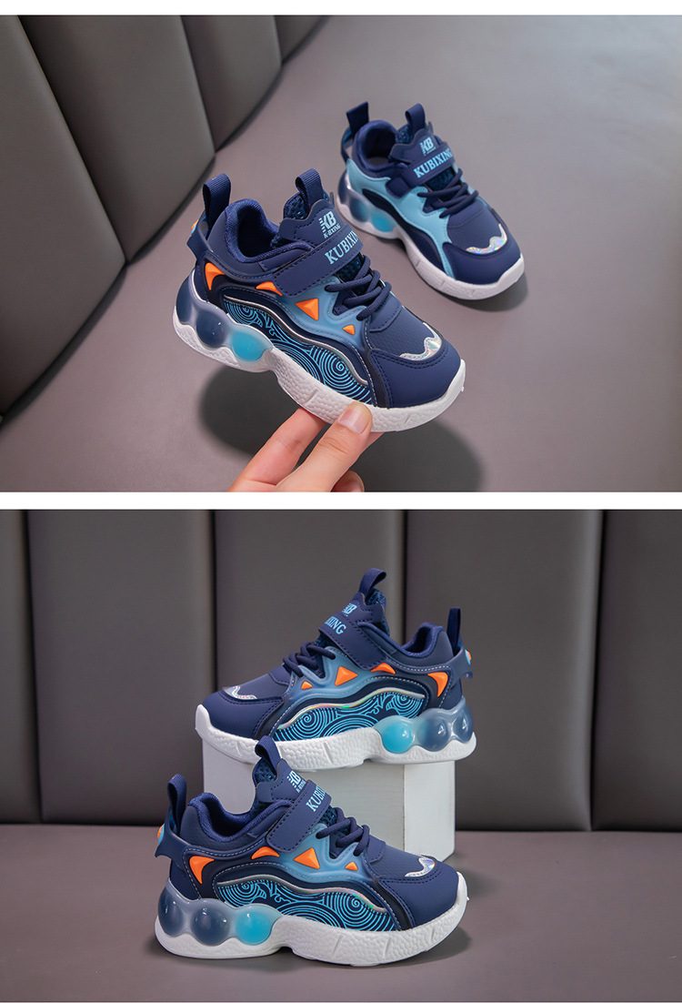 Jongen Meedercher Lieder modesch villfälteg Casual Sports Klettverschluss-Stil Basketball Kannerschong, Fréijoer an Hierscht_voghion.com