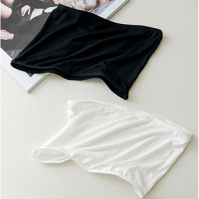 Modal Chest Wrap One-piece Flat Mouth Lace Strapless Girl's Base Anti-walking Breathable Milk Silk Chest Wrap