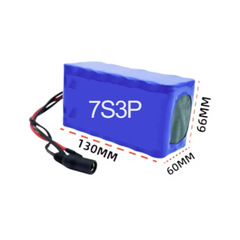 24V 40Ah 7s 3p 18650 29.4V電動自転車リチウムイオン電池パック電動
