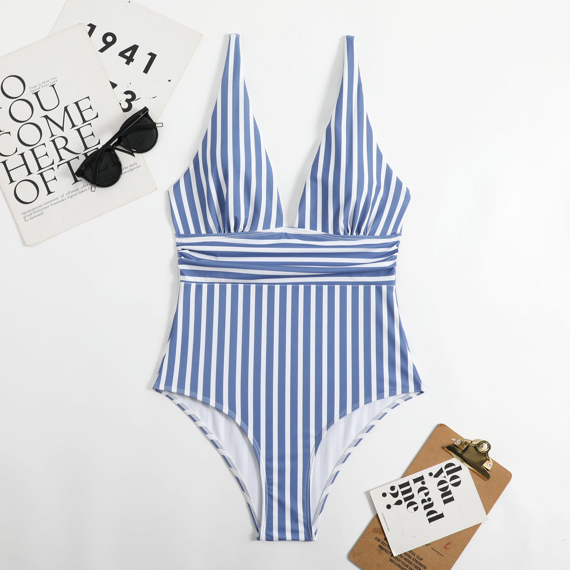 Women's Sexy Stripe 1 Piece One Piece Swimwear display picture 10