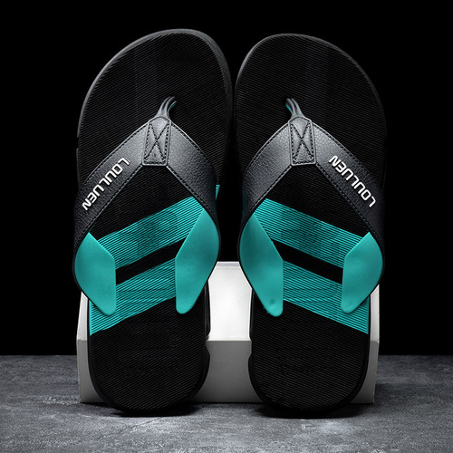  summer trend non-slip flip-flops men's personalized beach slippers men's soft-soled flip-flops for outdoor wear