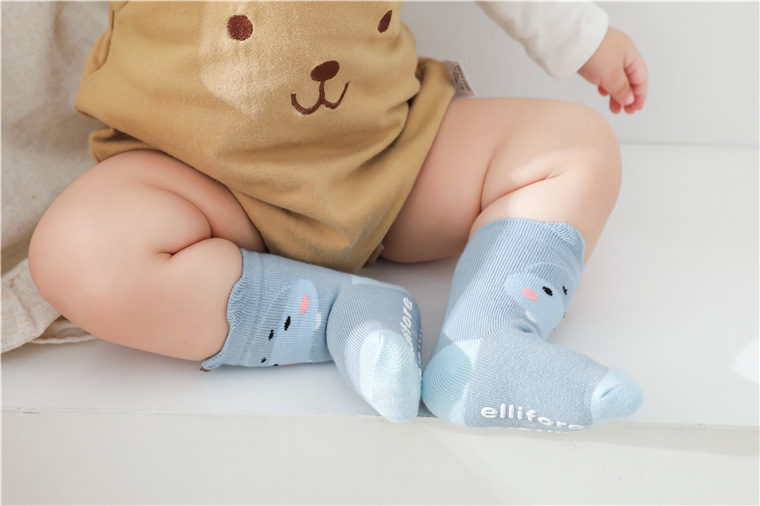 Children Unisex Cute Animal Cotton Jacquard Crew Socks display picture 2