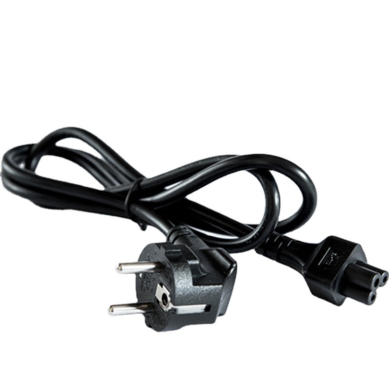 KC认证韩规品字尾电源插头韩式直插梅花尾电源线