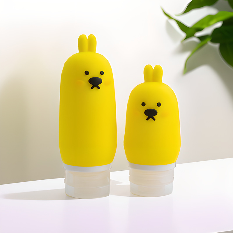 户外旅行便携小样瓶多种规格可选护肤品洗发水收纳硅胶海豹分装瓶