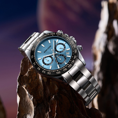 Cross-border Kingston brand watch multi-functional sports watch new waterproof men's watch wholesale quartz watch