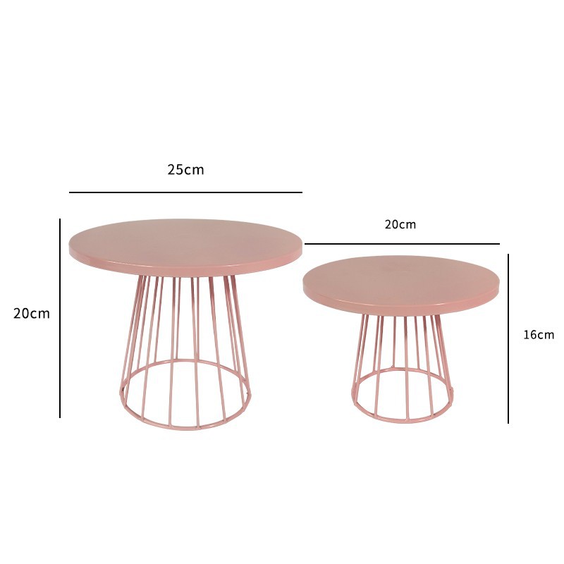 Plato de postre, platos de refrigerio, platos de bodas de hierro forjado, estantes de pasteles, pasteles, pasteles, frutas, bandejas de exhibición de refrigeración