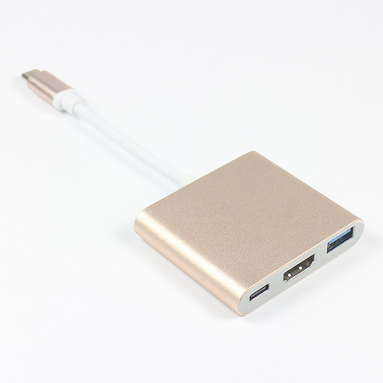 typec多功能三合一拓展坞4K30hz高清扩展坞笔记本pd充电usb3.0hub|undefined