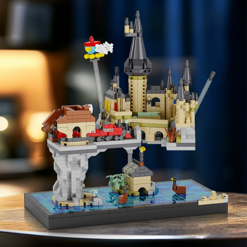 Building Block Set Brother, city buildings mini constructor, assorted micro-piece kits (various piece counts)
