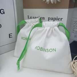 厂家直销抽绳斜纹帆布袋香囊精油咖啡豆防尘袋毛笔竖笛收纳棉布袋