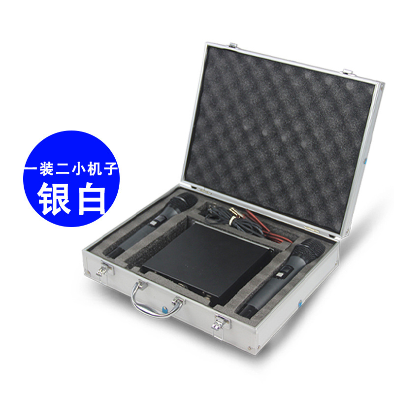 Pequeño anfitrión 2 caja de trigo de mano blanco plateado