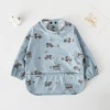 Double-breasted under-pocket-blue heavy car