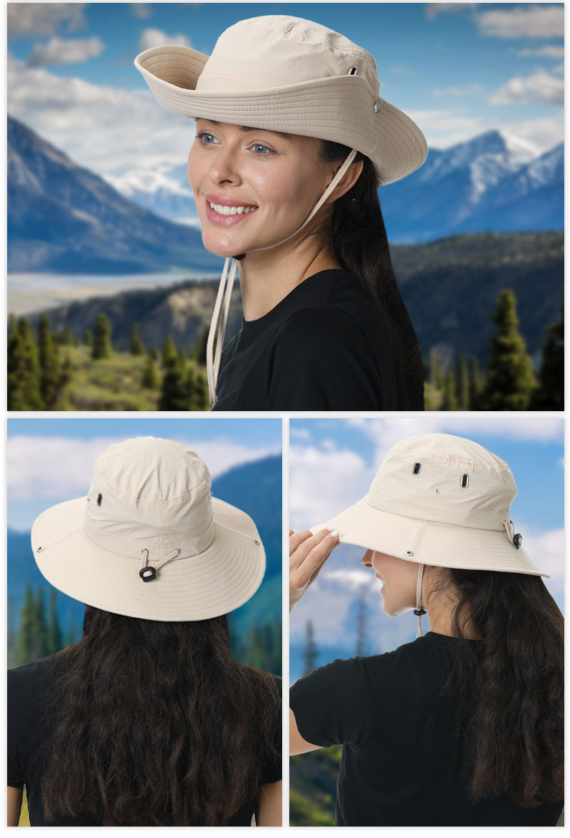 Unisex Basic Solid Color Wide Eaves Bucket Hat display picture 1